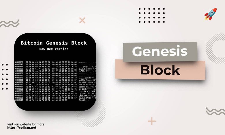 A photo explaining what a Genesis block is